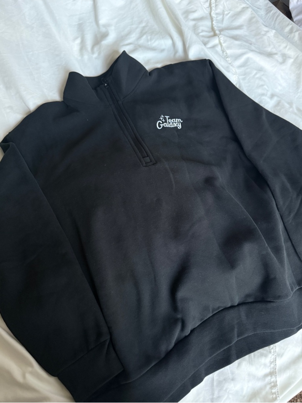Lululemon State Half Zip - Black sweatshirt with hoodie